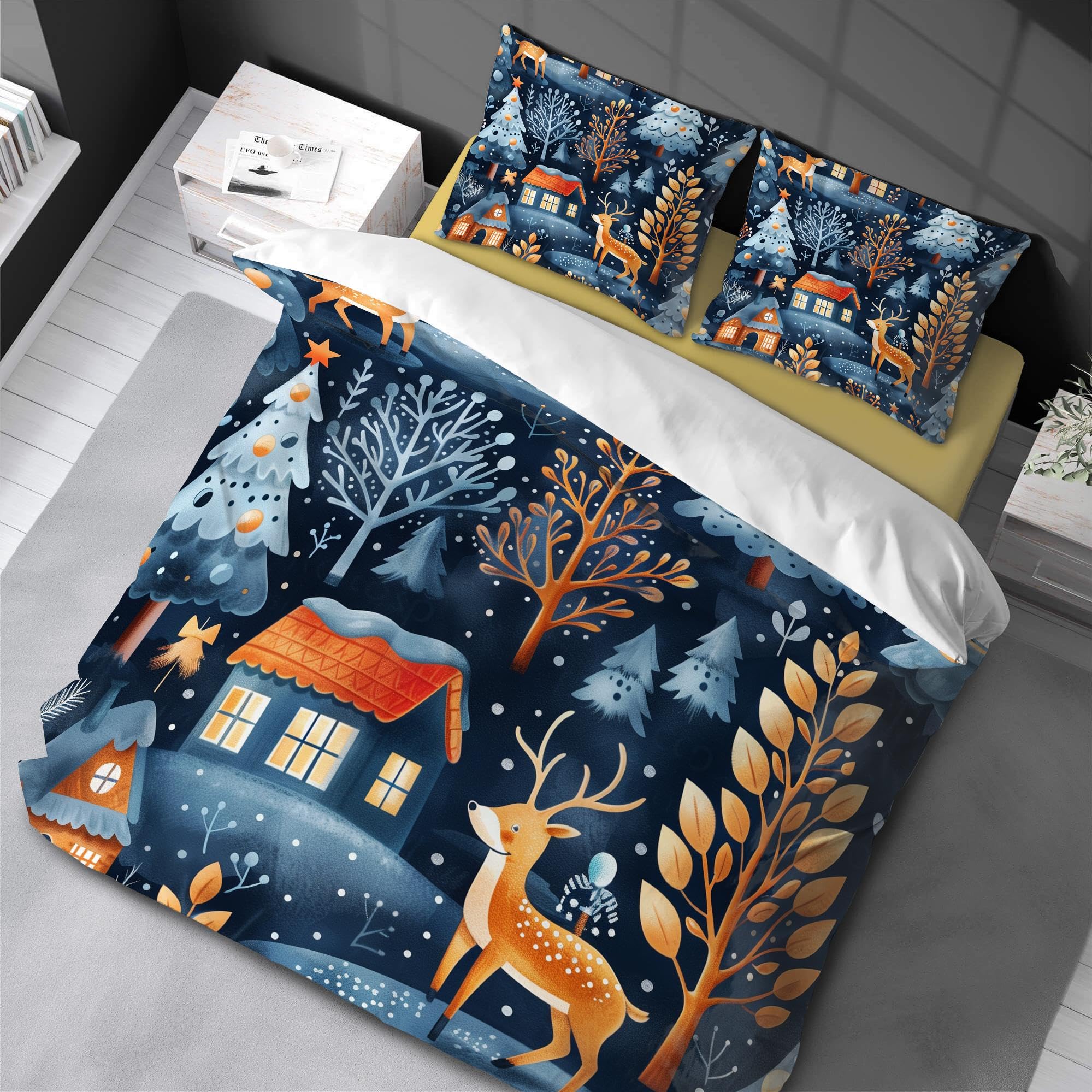 Joyeux Noël Couette imprimée pour des nuits magiques en famille