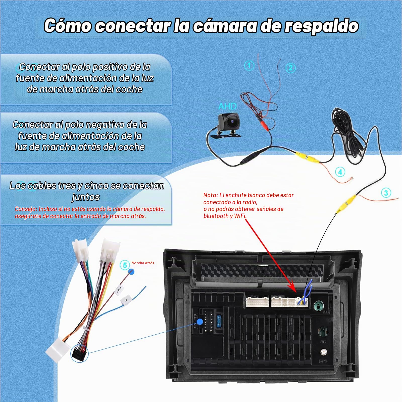 Android Radio Coche para Toyota Corolla Verso AR10 2004-2009 con Wireless Carplay y Android Auto, Radio de Coche con Pantalla Táctil HD de 9 Pulgadas con GPS/WiFi/Bluetooth/EQ/FM RDS