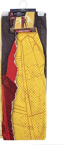 Miniatura 4 de Northwest Toalla de playa Spider-Man, 30 x 60 pulgadas, rojo dorado Rip