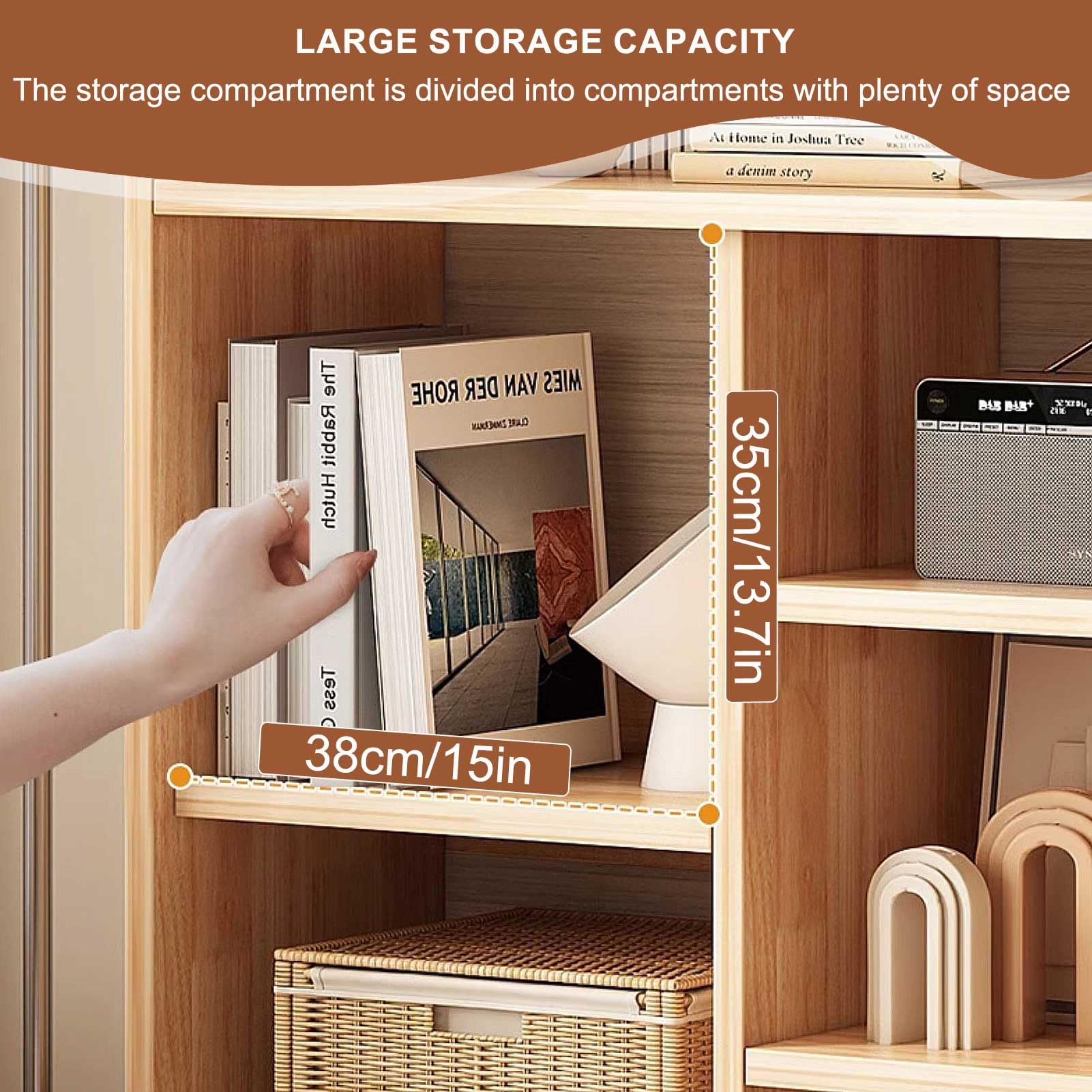 木製ディスプレイ棚 Amazon｜木製 ディスプレイ ボックス ブラウン 25cm角 【 カラー