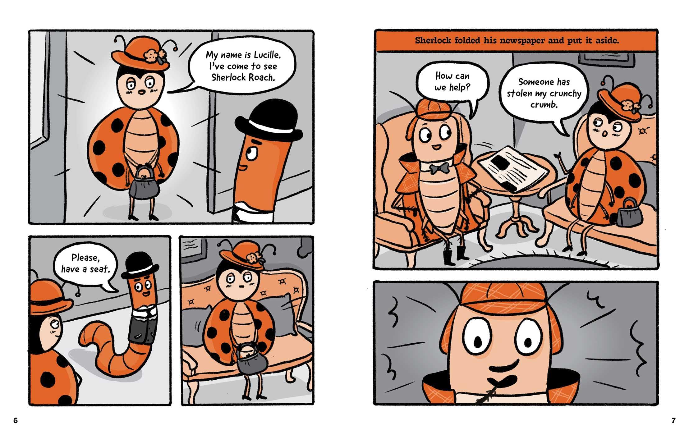 Sherlock Roach and the Case of the Crunchy Crumb: A Star Chapter Book