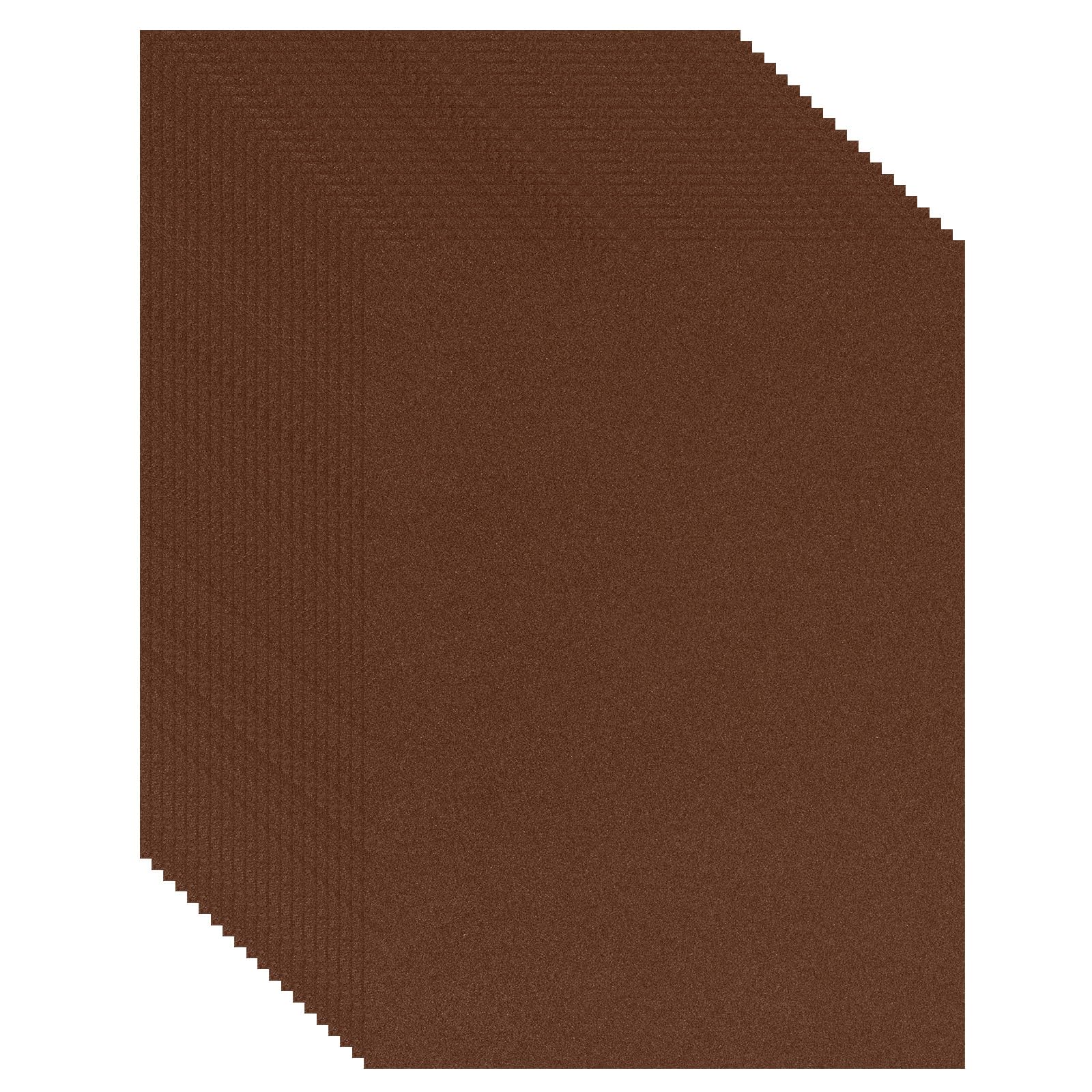 PATIKIL Sanded Pastel Art Papers, 20Pcs 8.3x11.4 Colored Pastel Papers for Pastels Crayons, Pencils and Charcoal, Brown