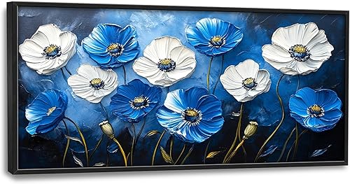 Miniatura 17 de Arte abstracto de pared grande enmarcado para decoración de pared para sala de estar, imágenes abstractas de gran tamaño, pintura moderna extra