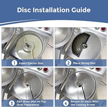TK Vegetable Chopper Disc - Dicer 8mm - For 550W TK Veg Cutter