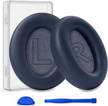 Replacement Earpads for Anker Soundcore Life Q20/Q20BT/Q20+ Headphones, Ear Cushions, Earcup Covers Repair Parts Midnight Blue