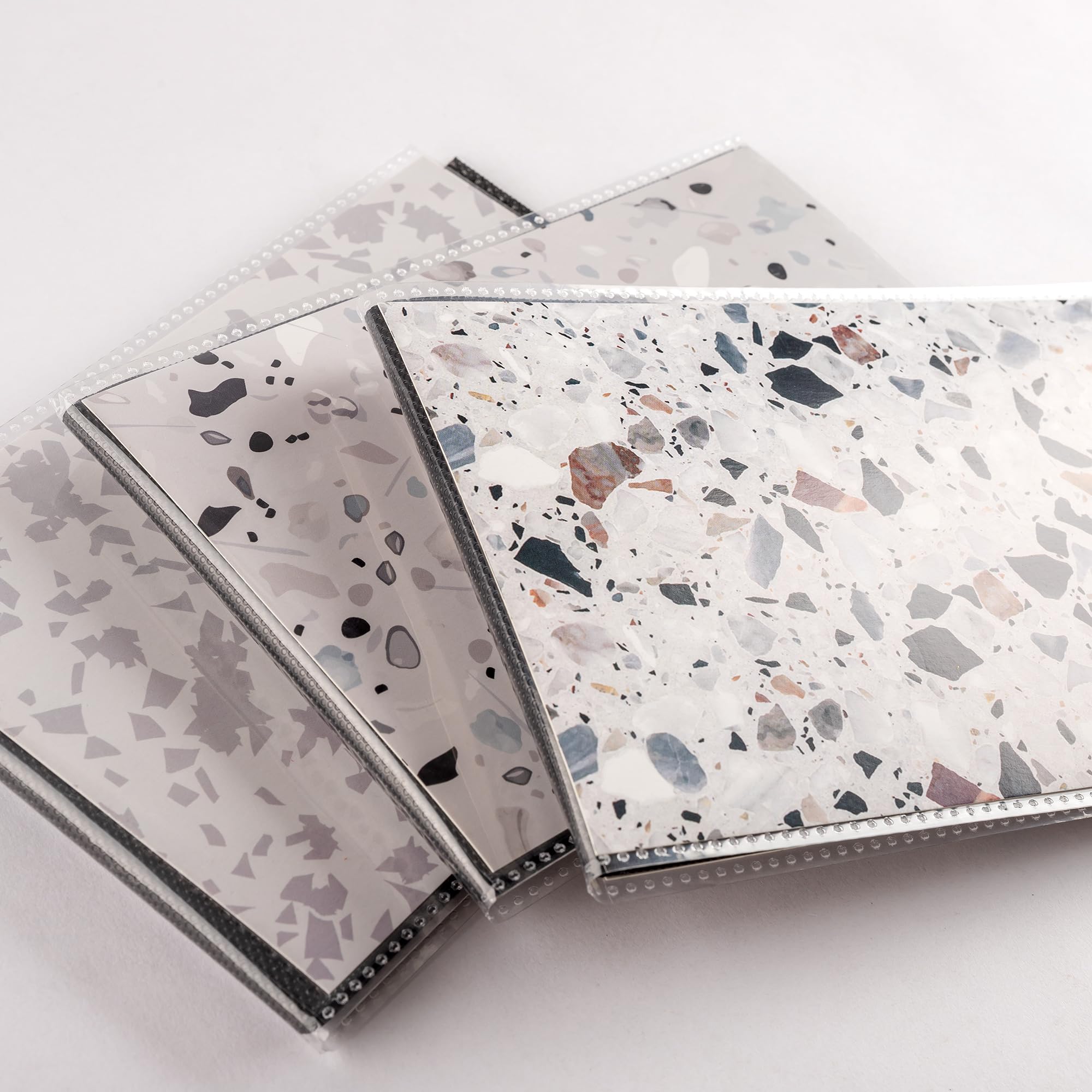 walther design Album Fotografico Terrazzo, 200 Fotos 10x15 cm, Stone Grey, ME-298-3