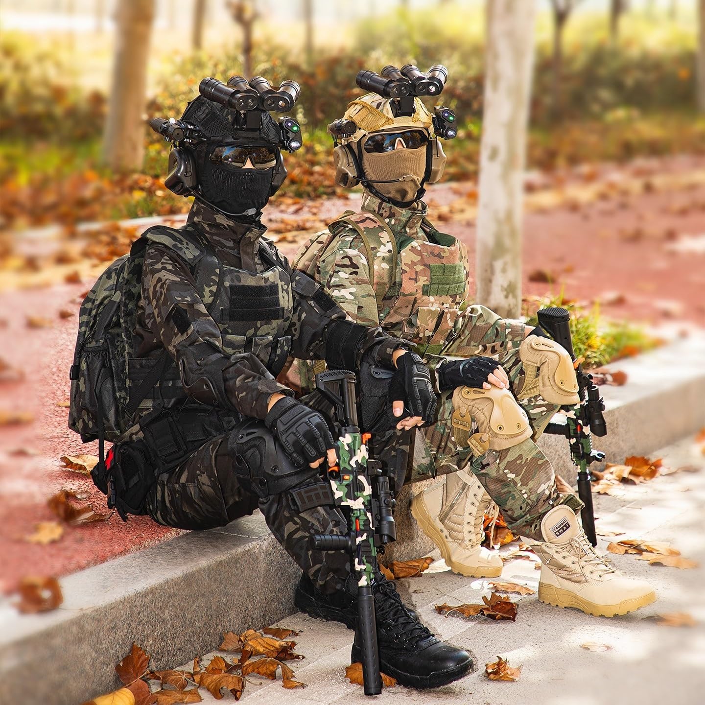 Costume Militare for Bambini, Set Soldato Esercito con Accessori, Outfit for Gioco di Ruolo, Regalo for Halloween e Compleanno