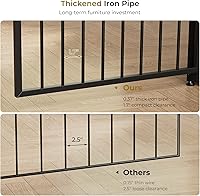 Vista 4 de Mueble de jaula para perros XXL de 48" con 3 puertas, jaula de madera combinada para mascotas, perrera resistente de interior para perros medianos a