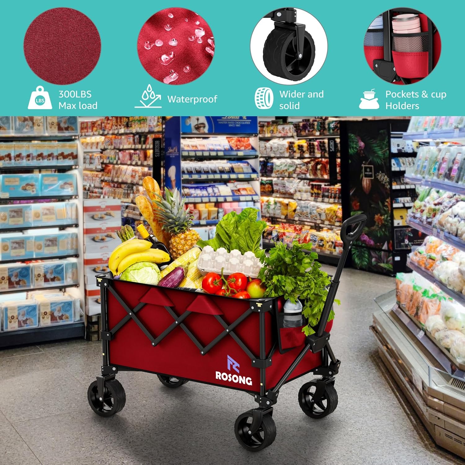 Explore the Versatility of the Folding Wagon Cart: Your Ultimate Portable Companion!