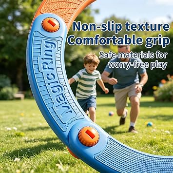 Flying Ring Folding bomerangs Toy, Foldable Boomerang Outdoor Game,High Speed Flying Ring Toy,Wind Resistant,Outdoor Sports Toy,Fun Parent Child Interaction Game,Good Turning Performance,For Kids (A)