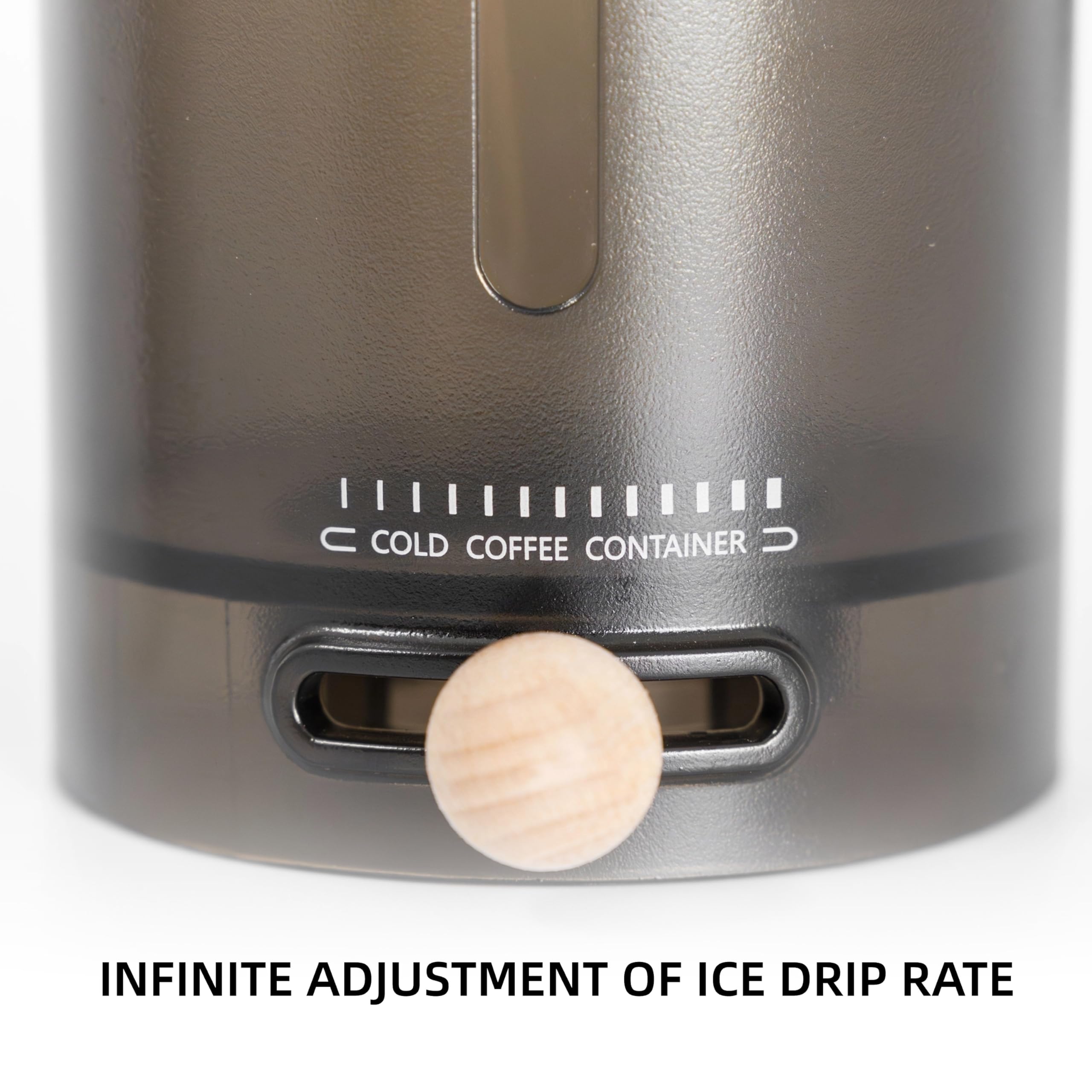 Cafetière à infusion à froid, machine à café glacé 400 ml verre borosilicate, réglage vitesse infinie