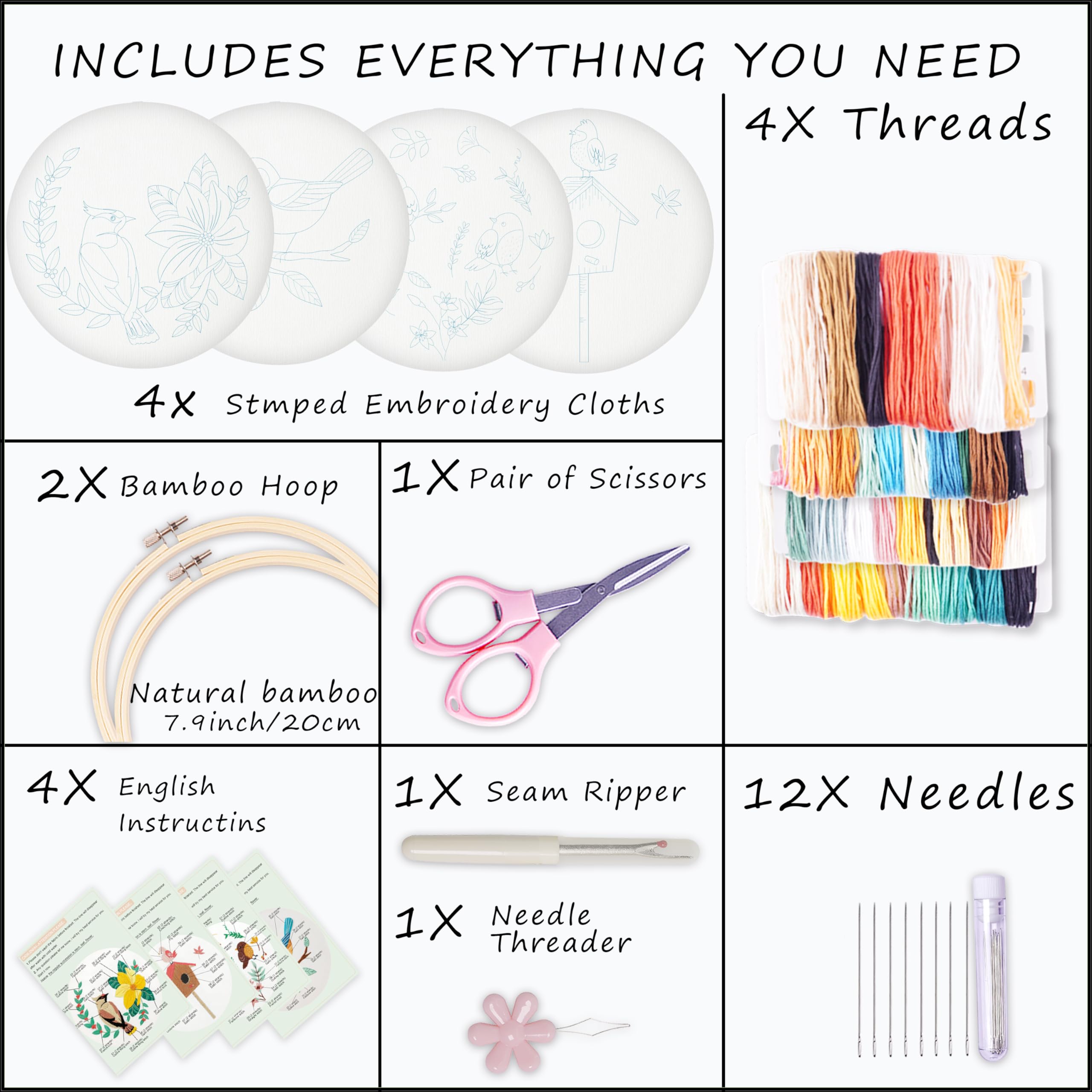 Bonroy Embroidery Kits