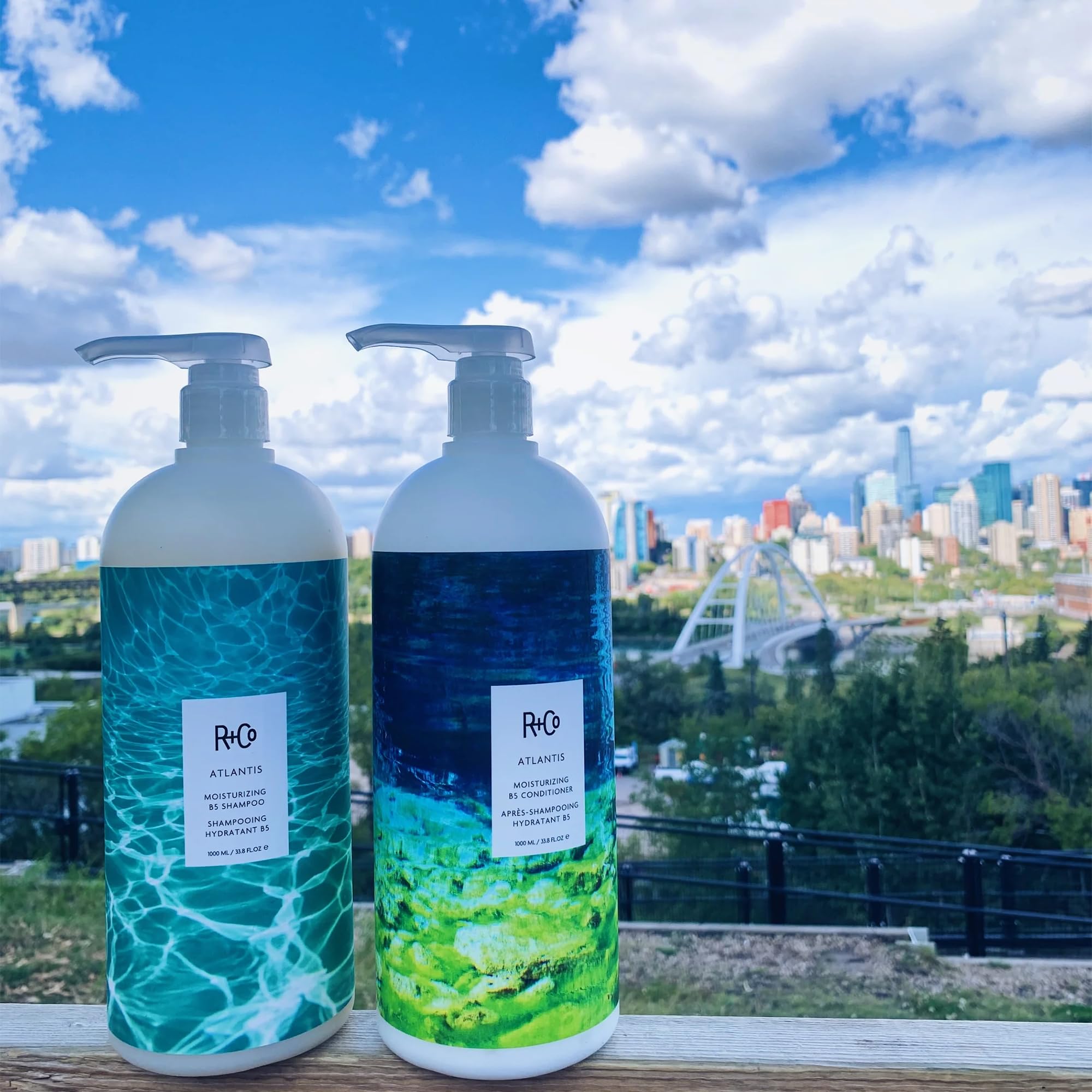 R+Co Atlantis Moisturizing B5 Shampoo | Shine + Tames Frizz + Intense Hydration | Vegan + Cruelty-Free |Vegan + Cruelty-Free