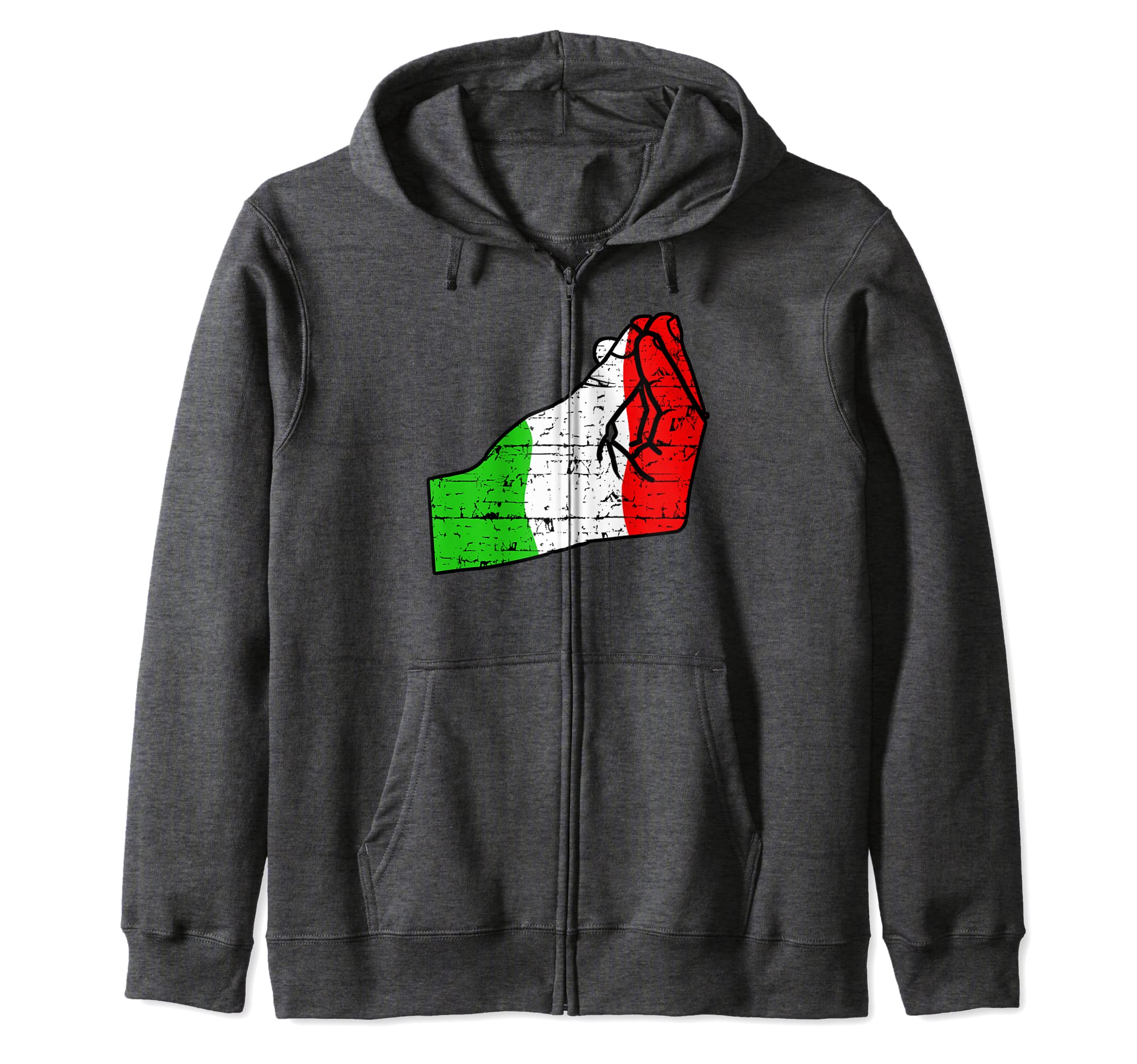 Funny Italian hand gesture T-Shirt Zip Hoodie