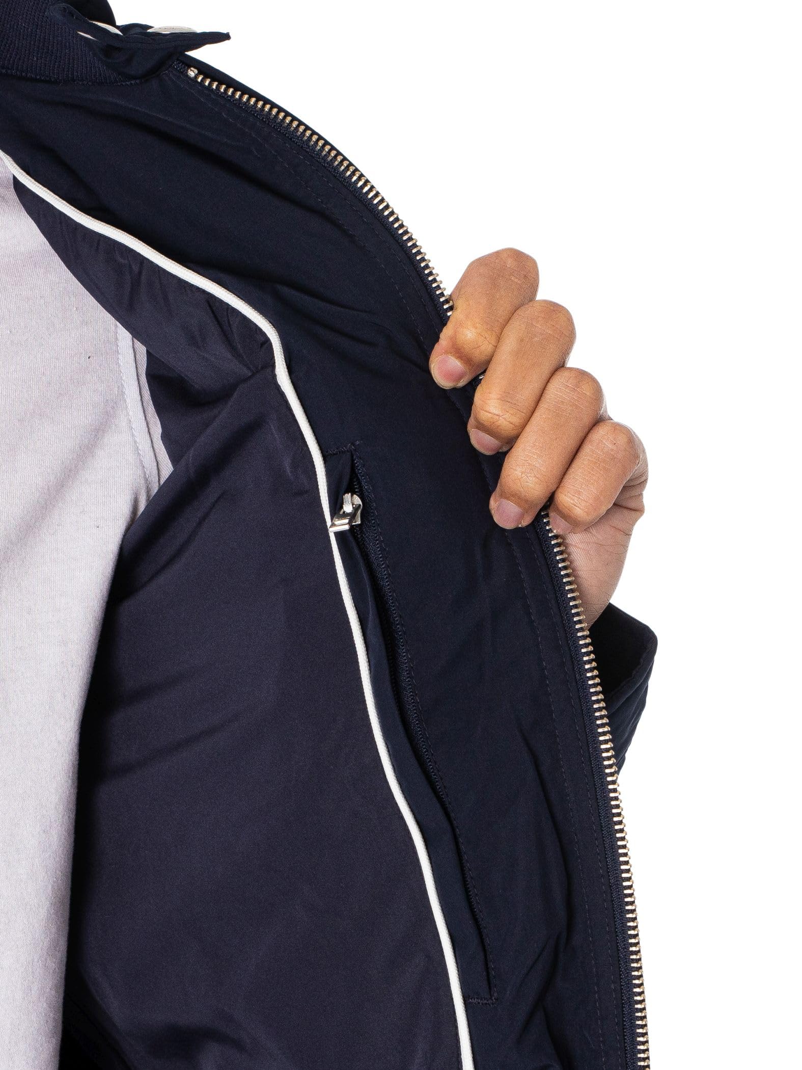 GANT Quilted Windcheater, męska kurtka, Evening Blue, standardowa, evening blue, XL