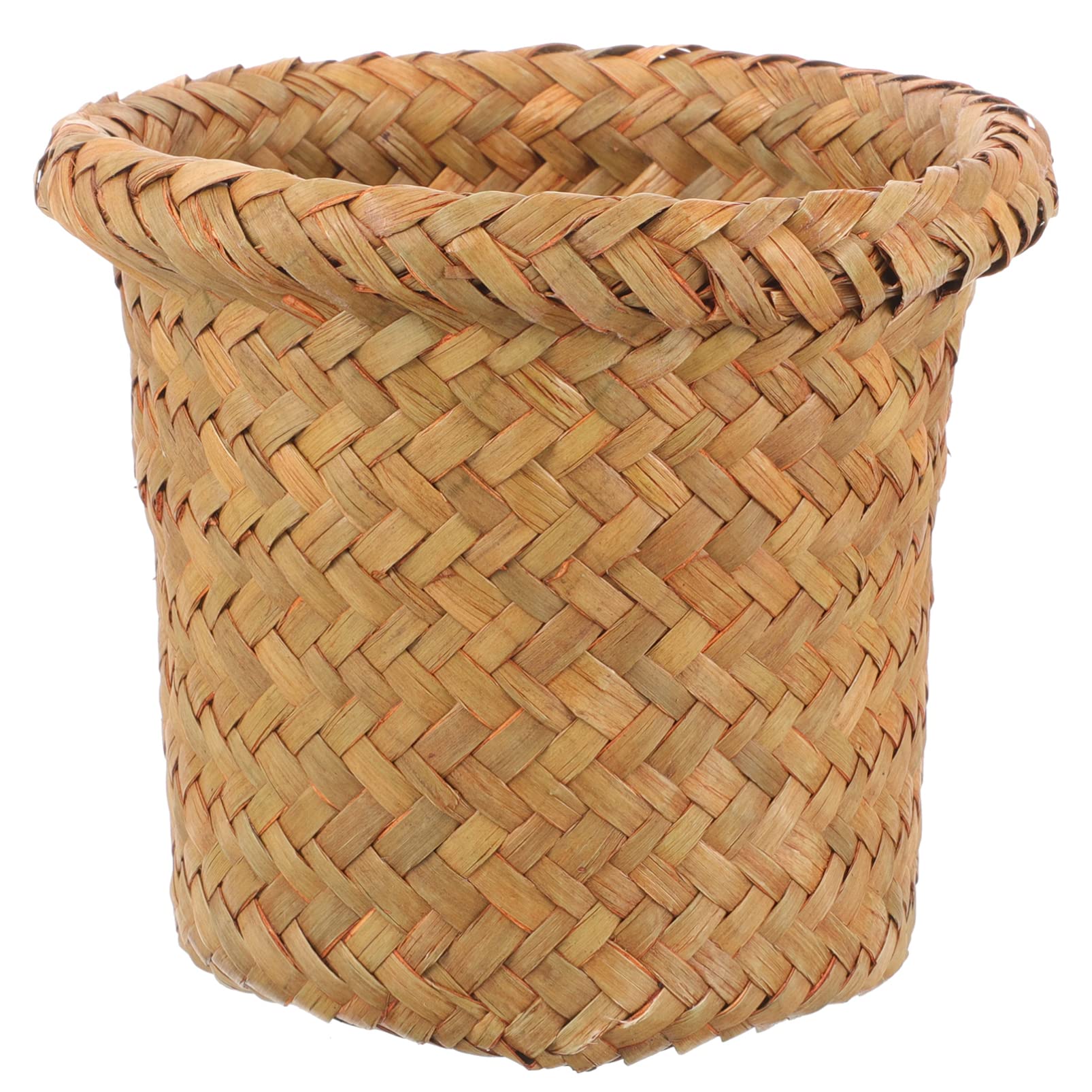 Cestino Vimini Rotondo 15x24cm - Cestino Spazzatura Rustico Per Casa E Ufficio - Foto 9