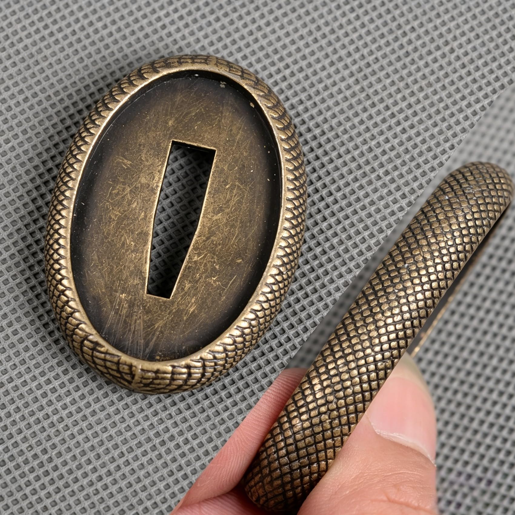 Amazon.com: Small Zinc Alloy Tsuba Hand Guard for Japanese Samurai