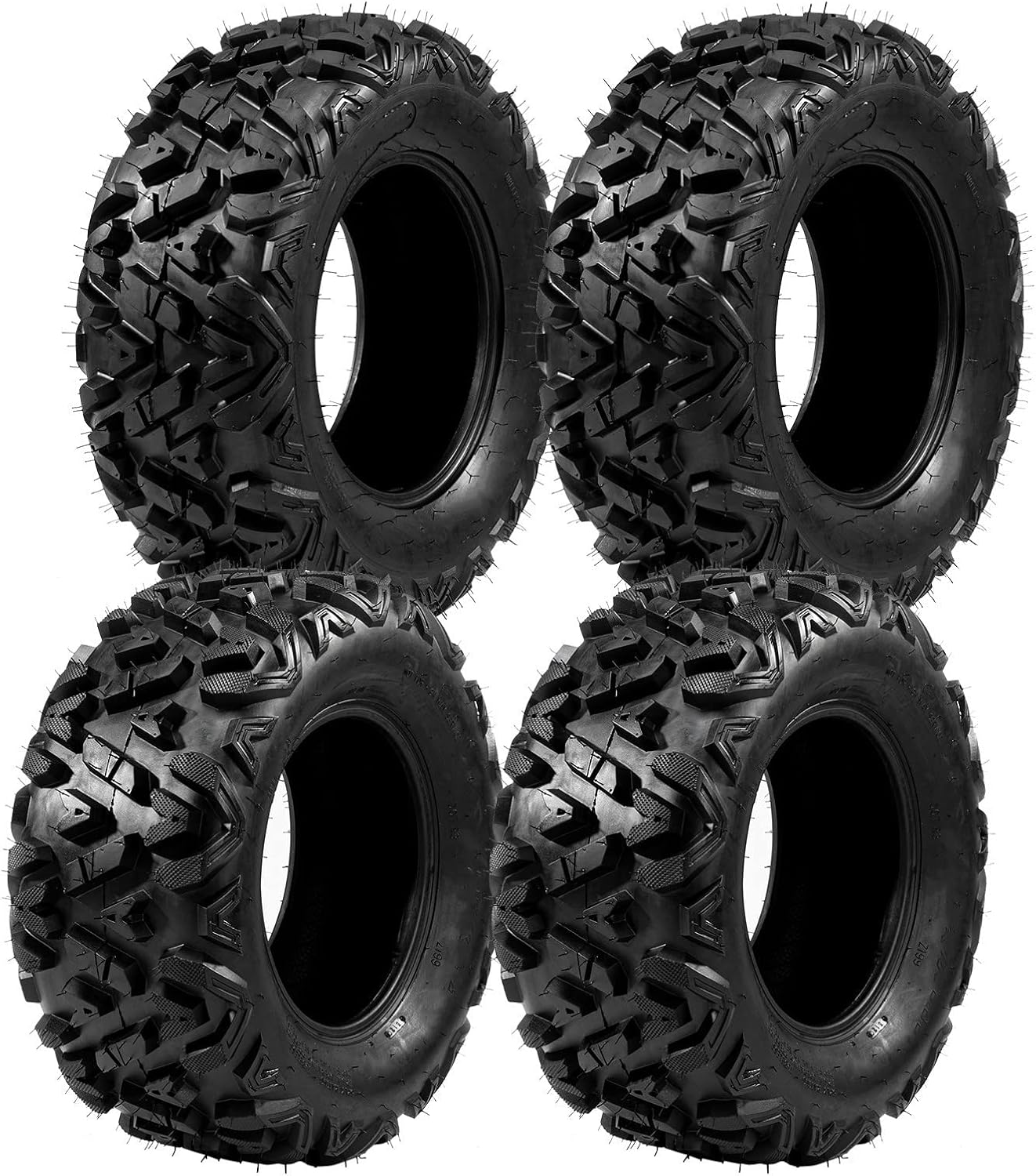 4x ATV UTV Tires All-Terrain 26x9-12 Front 26x11-12 Rear Tubeless 6PR
