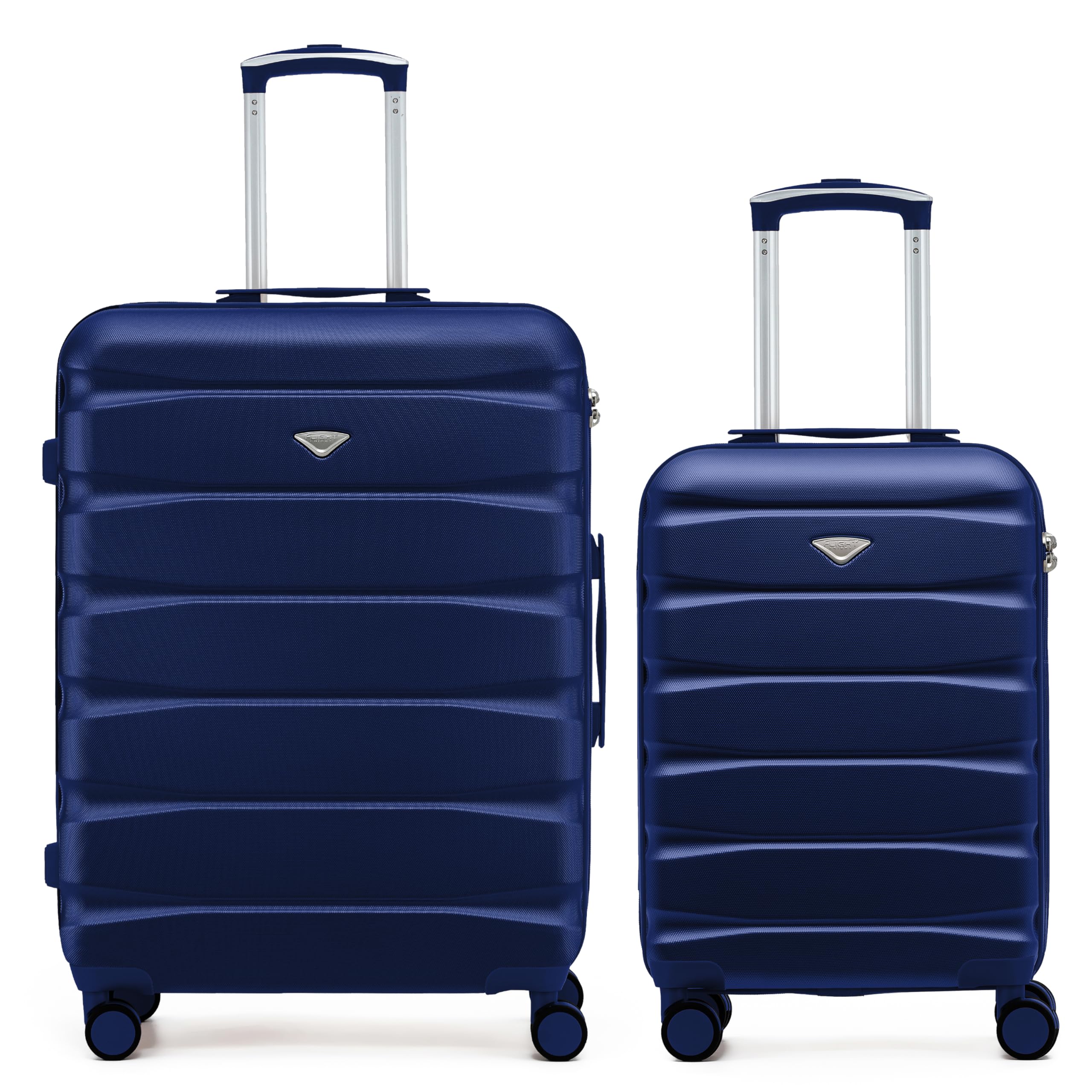 Flight Knight Underseat Cabin Suitcase 45x36x20cm | Free Hand Luggage for EasyJet & Wizz Air | Lightweight ABS Hard Shell with 8 Silent-Glide Spinner Wheels | Max Space Travel Bag — view 324
