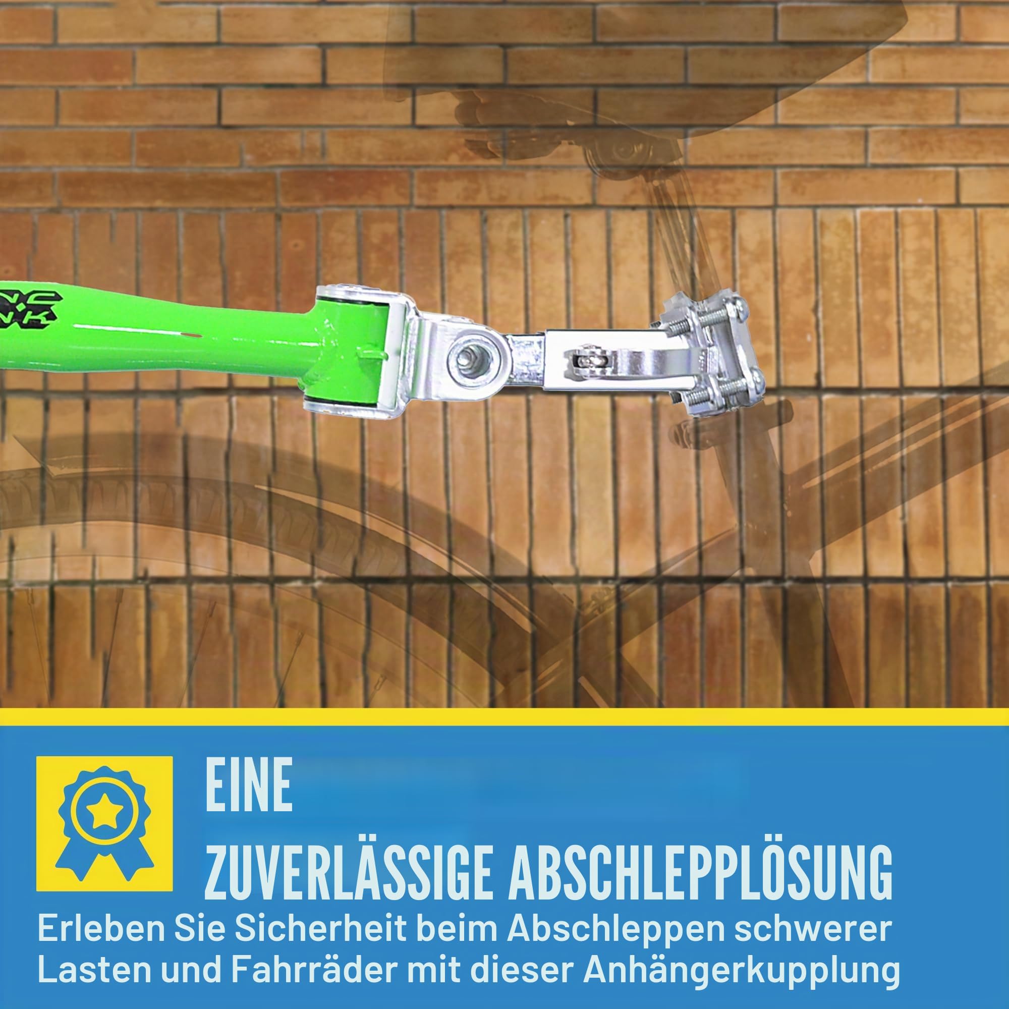 Wee-Ride Uni – Erwachsene Co-Pilot-Ersatzkupplung, Silber, Hitch