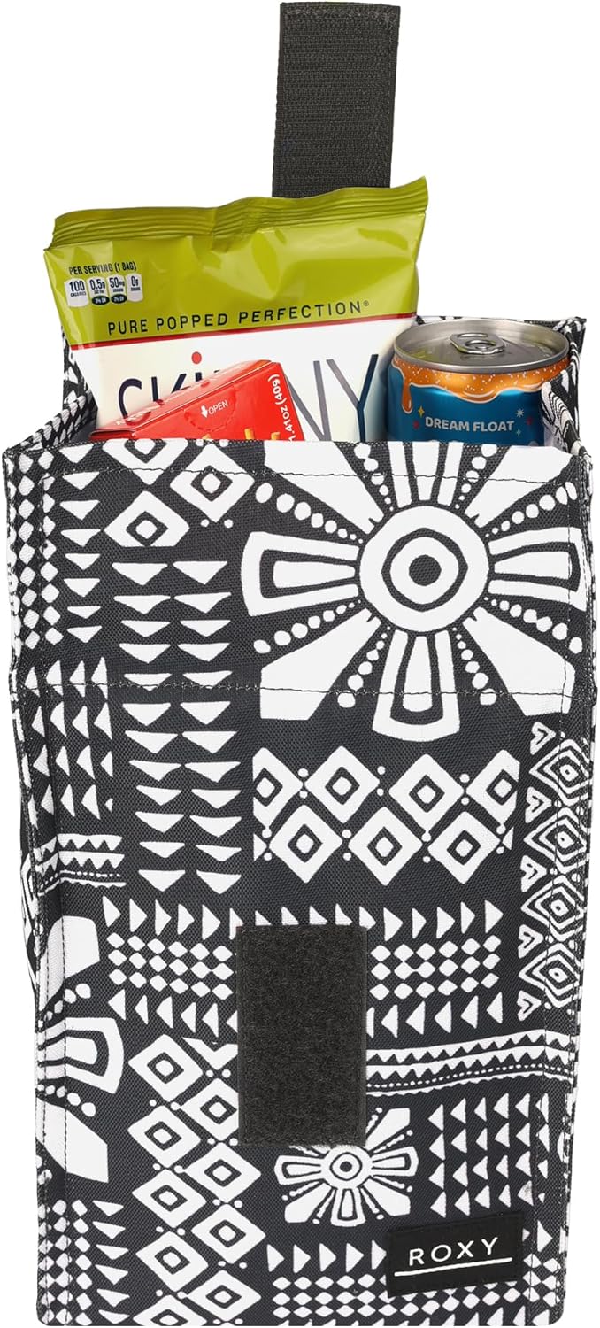 Roxy Insulated Lunch Bag | Reusable | Cooler | Snack Bag | Container | Picnic | Work | Leakproof | Beach | Vacation | Camping, Lunch Hour - Phantom Mo Rockin Vibe