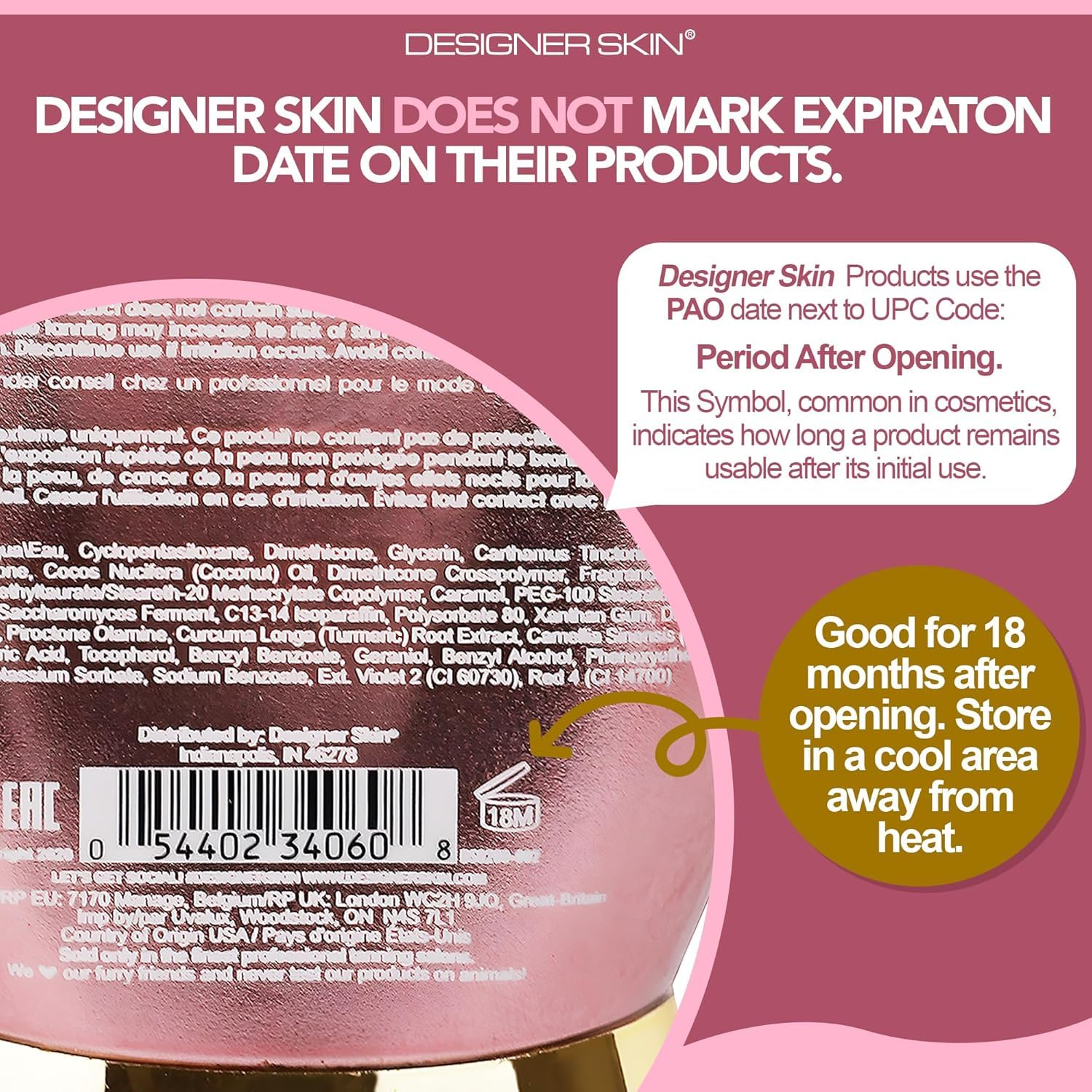 Designer Skin Misbehaved 70X Color Frenzy Fusion Tanning Bed Lotion, 13.5 fl oz DHA Bronzers, Tanning Bed Lotion for Indoor or Outdoors