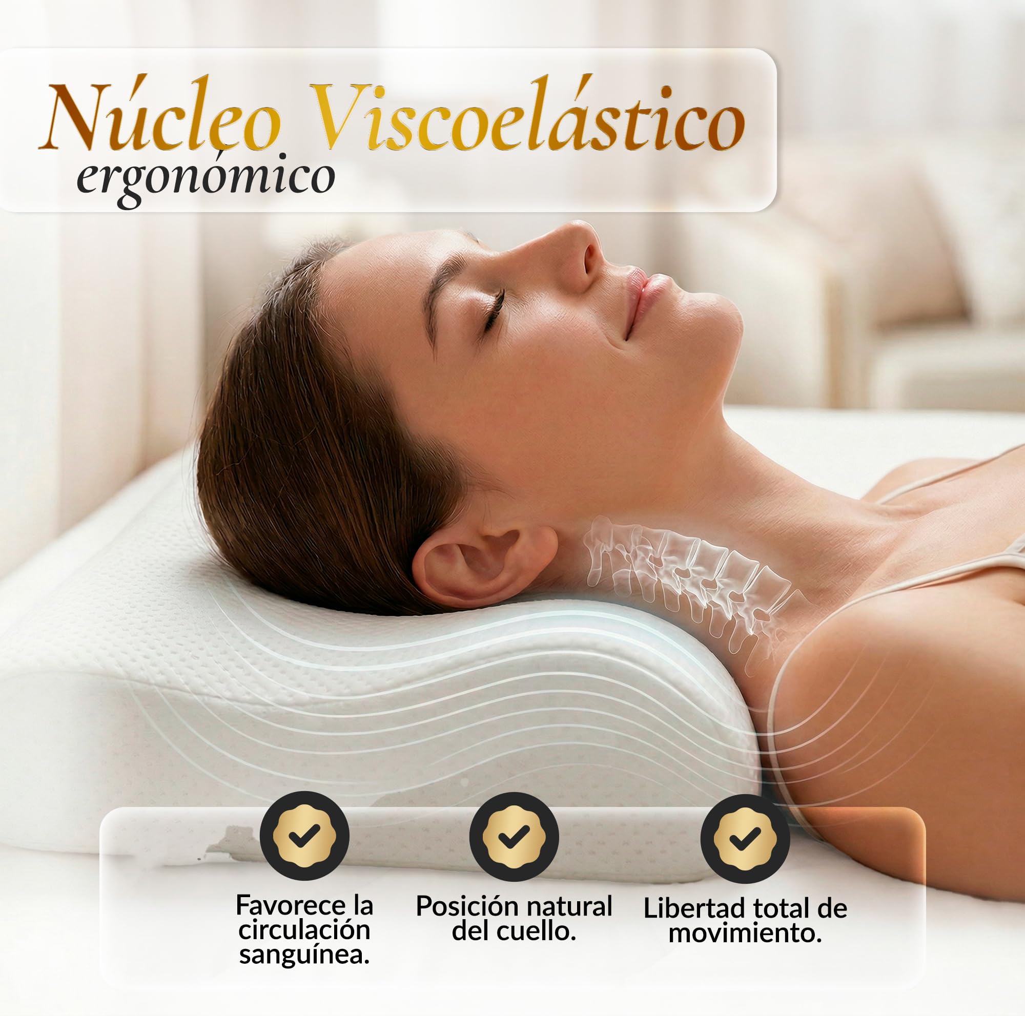 Almohada Cervical 70 cm Physio Cervical | Zona Cervical