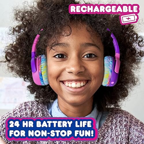 Miniatura 4 de Move2Play Kidz Bop Auriculares Bluetooth para niños  Micrófono y altavoces de alta definición  Limitación de volumen de 94 dB  Inalámbrico