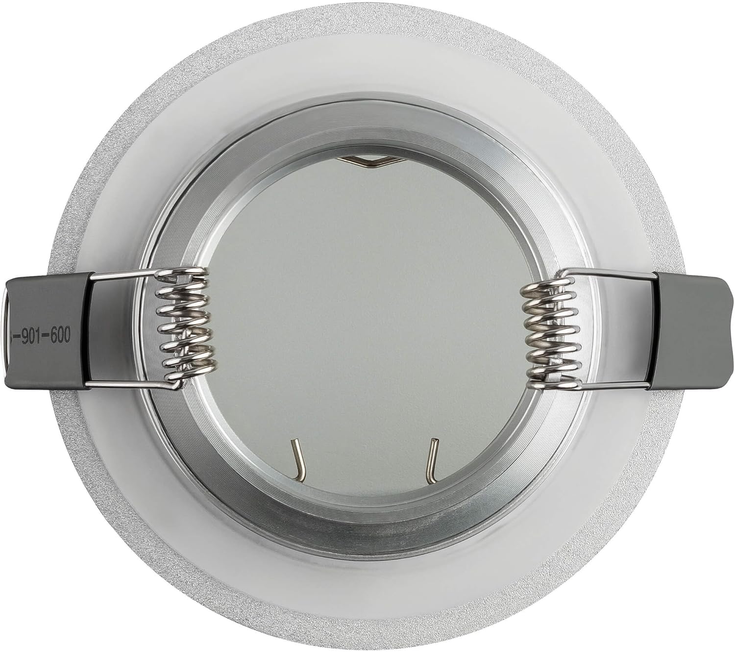 مؤخرة view of the recessed spotlight frame with springs