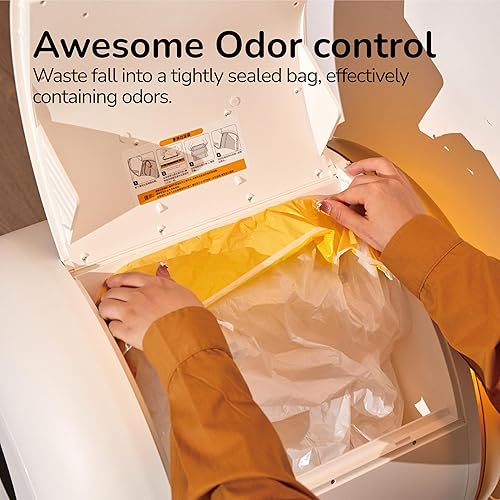 Miniatura 4 de FurryTail Caja de arena autolimpiante con aplicación  Caja de arena automática para gatos para todos tus gatos, control de olores, interior