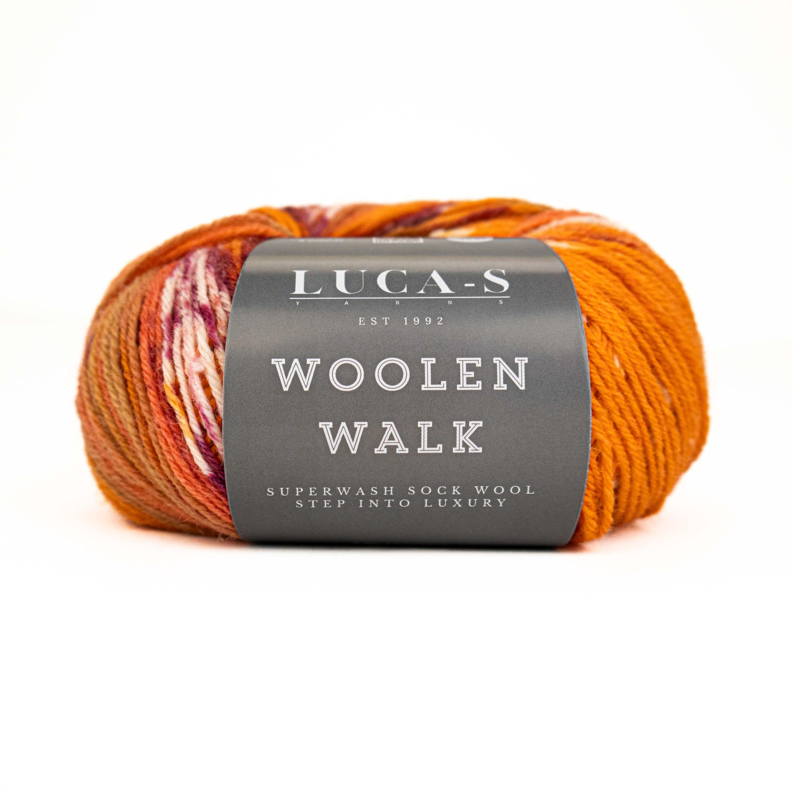 Superwash Sock Wool for Knitting, 4 Ply Sock Yarn from 75% Pure Wool - 25% Polymide, 50g Sock Hand Knitting Yarn