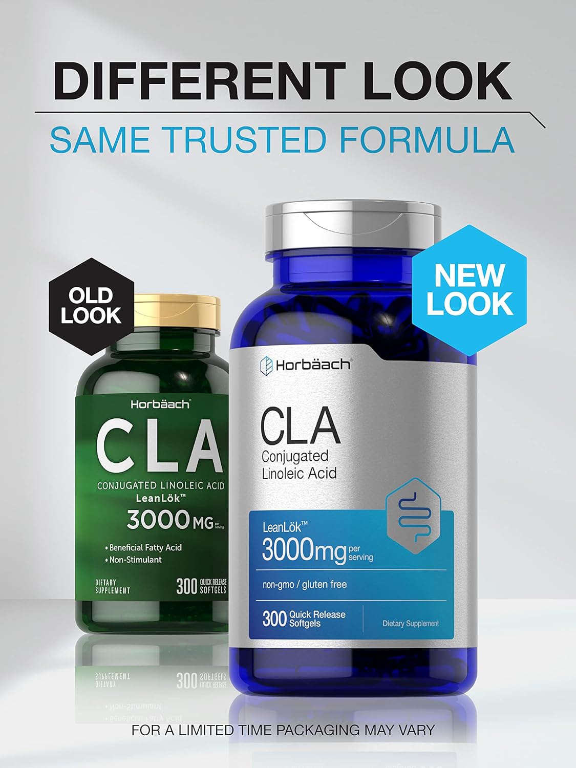CLA 3000 mg | 300 Softgel Pills | Maximum Potency | Conjugated Lineolic Acid from Safflower Oil | Non-GMO, Gluten Free | by Horbaach : Health & Household