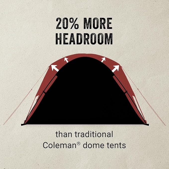 Carpa Coleman Skydome para 6 personas con toldo miniatura 4