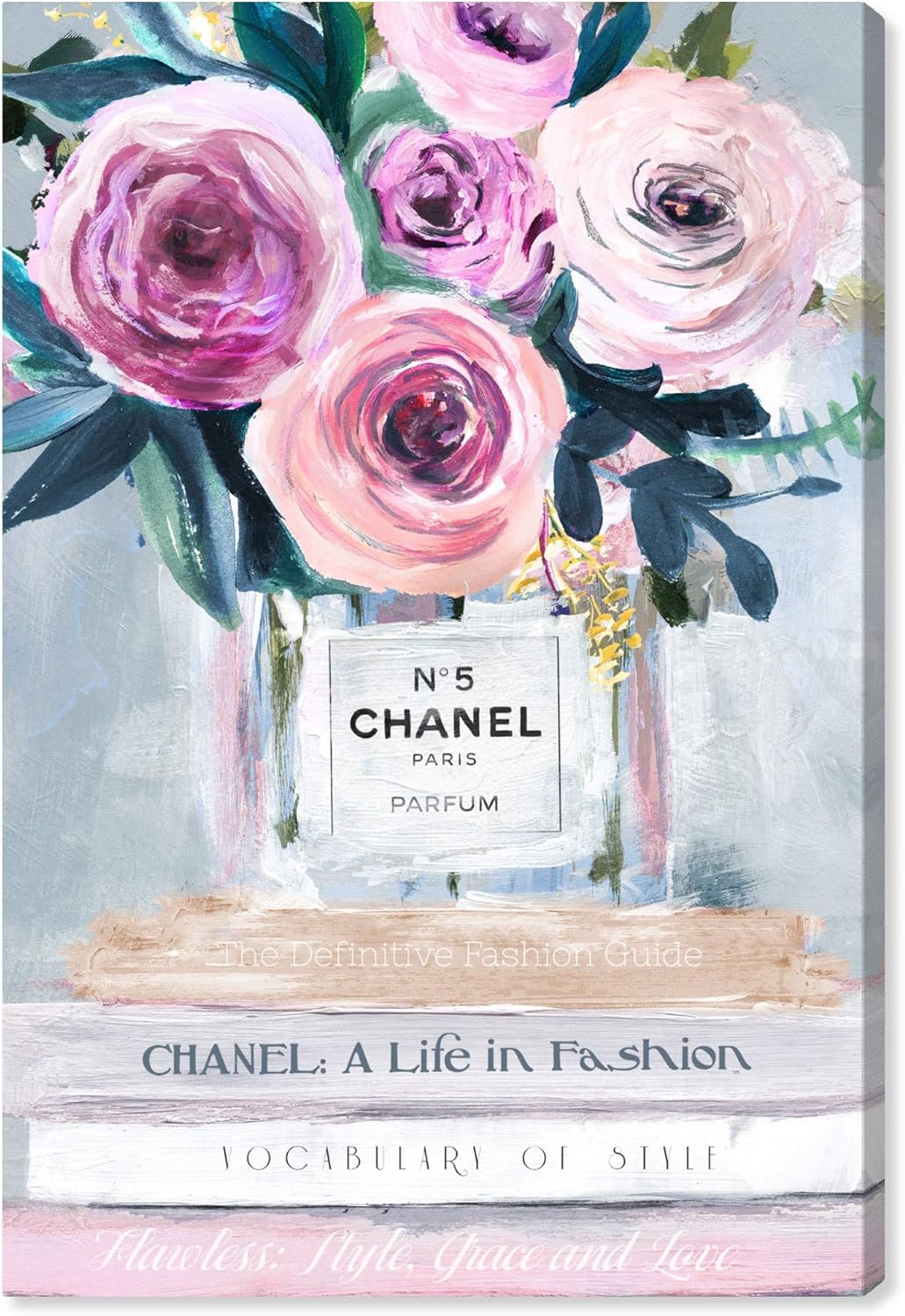 The Oliver Gal Artist Co. Fashion and Glam Wall Art Canvas Prints 'Fresh Cut Flowers'