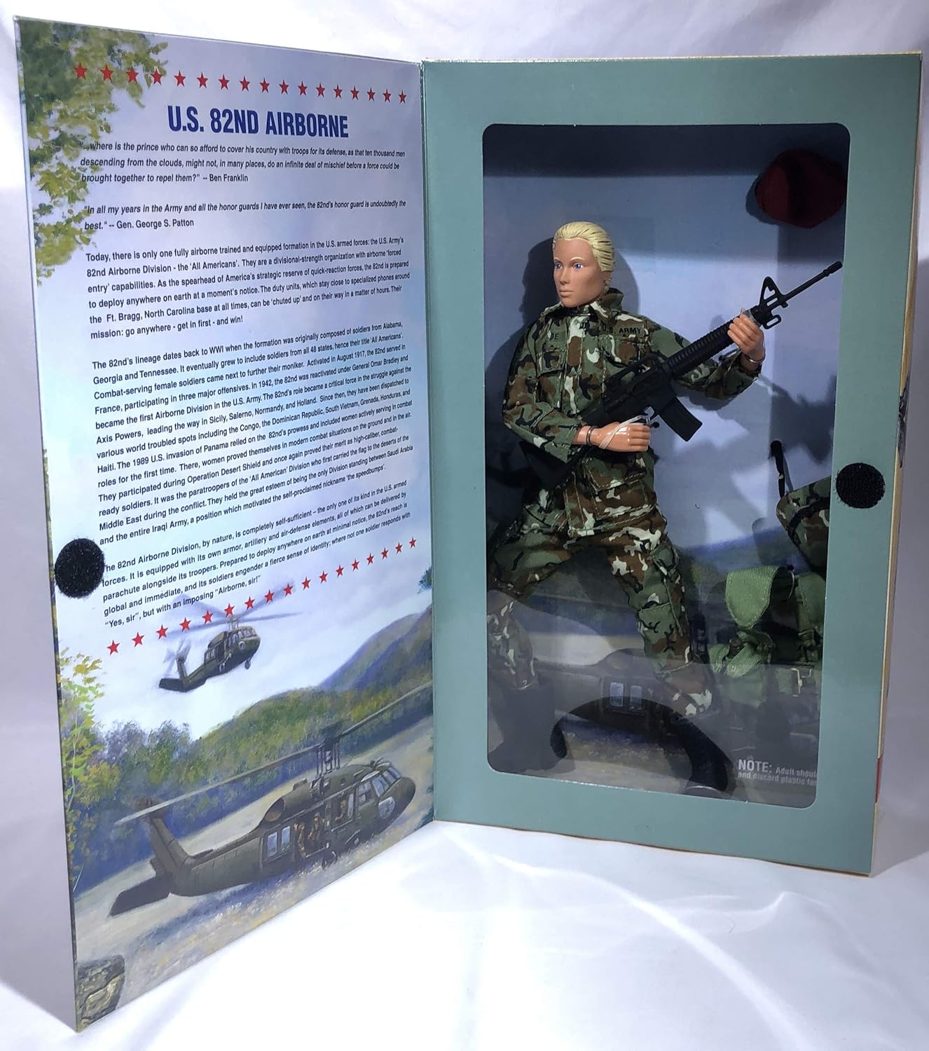 Hasbro 1/6 Scale 12 inches 1998 GI Joe US 82nd Airborne GI Jane Figure