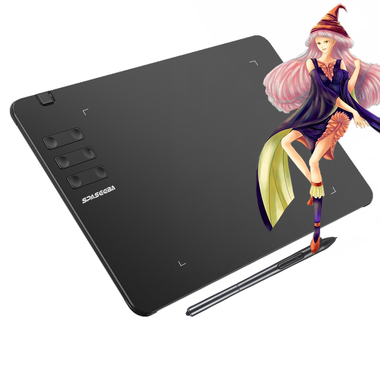 Amazon.com: Spaseeba T605 Drawing Tablet 6.7x4 inch Graphic
