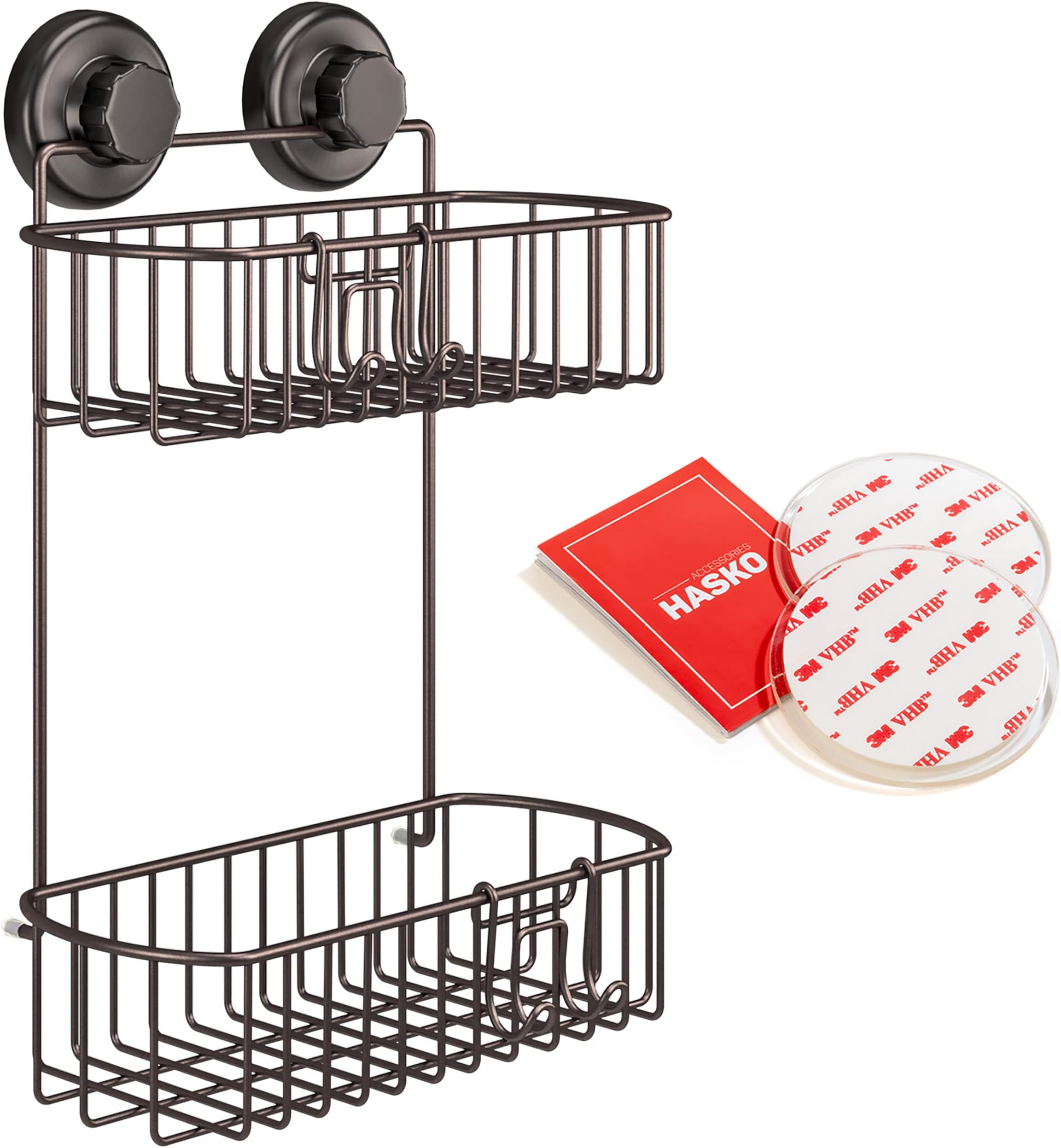 HASKO accessories Suction Cup for Shower Caddies, Baskets