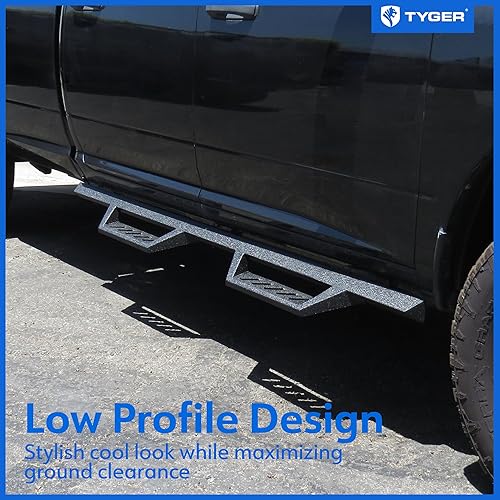 Miniatura 3 de Tyger Auto LanderX - Estribo compatible con Dodge Ram 1500 2009-2018 2010-2024 2500 3500 2019-2024 Classic  Crew Cab  TG-LX3D82348  Barras Nerf para