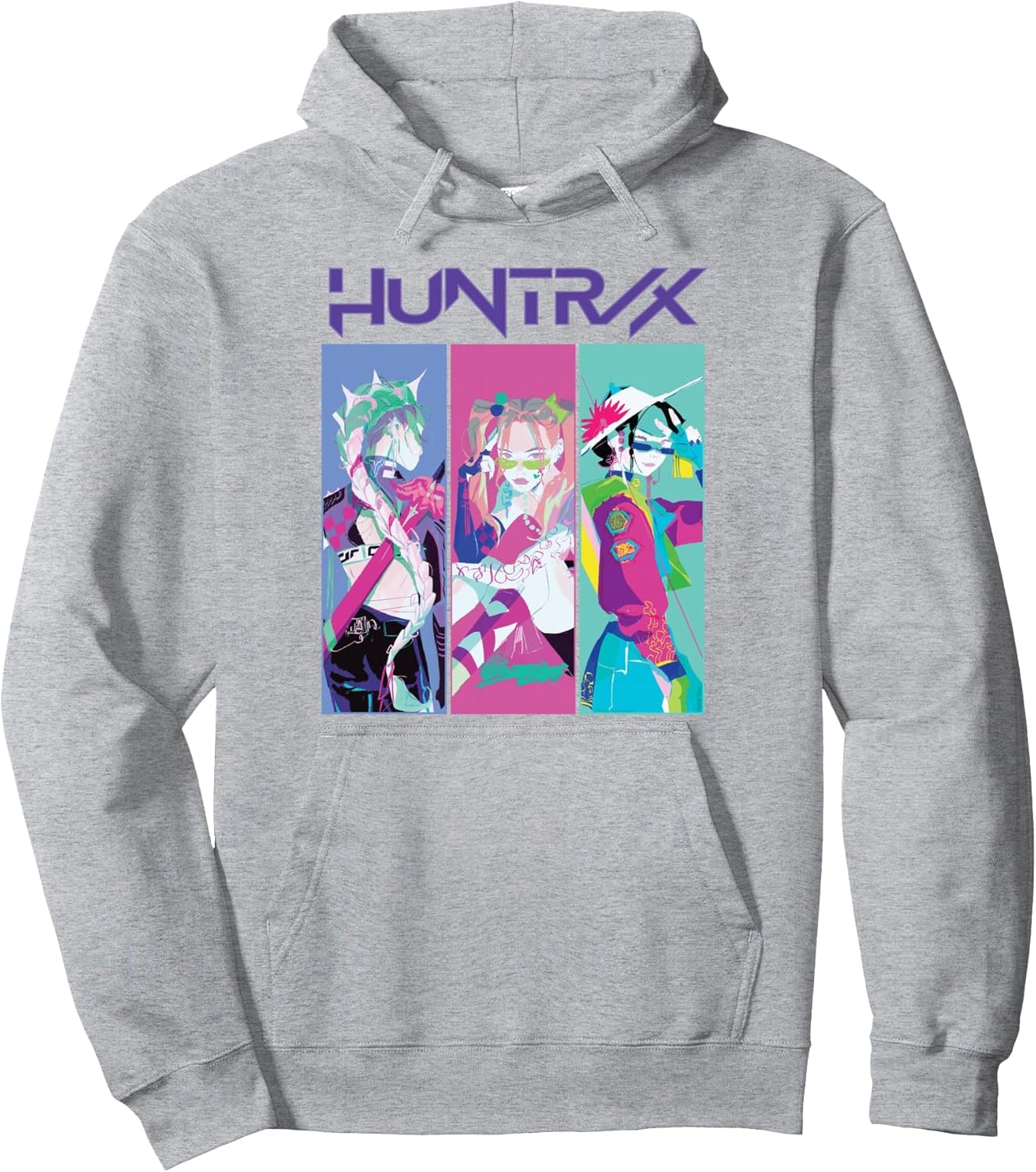KPop Demon Hunters HUNTR/X Girls Officially Licensed Pullover Hoodie