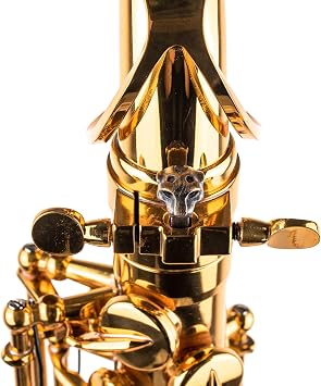 Sax Sound Booster for Alto Tenor Soparno Baritone   Custom Saxophone Accessory for Better Tone Bronze, Panther style
