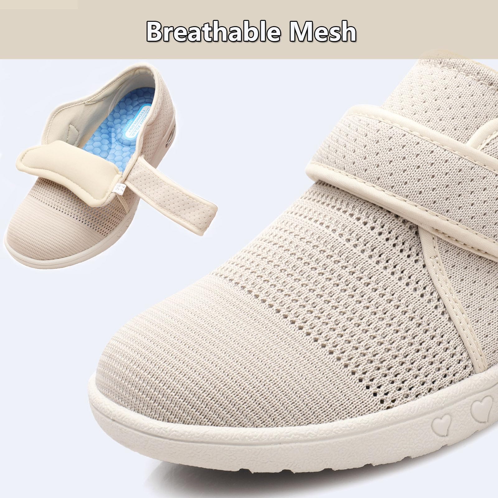 Buty dla cukrzyków, dla mężczyzn, ortopedyczne, męskie i damskie, szerokie dopasowanie, dla opuchniętych stóp, buty zdrowotne, dla seniorów, rehabilitacji
