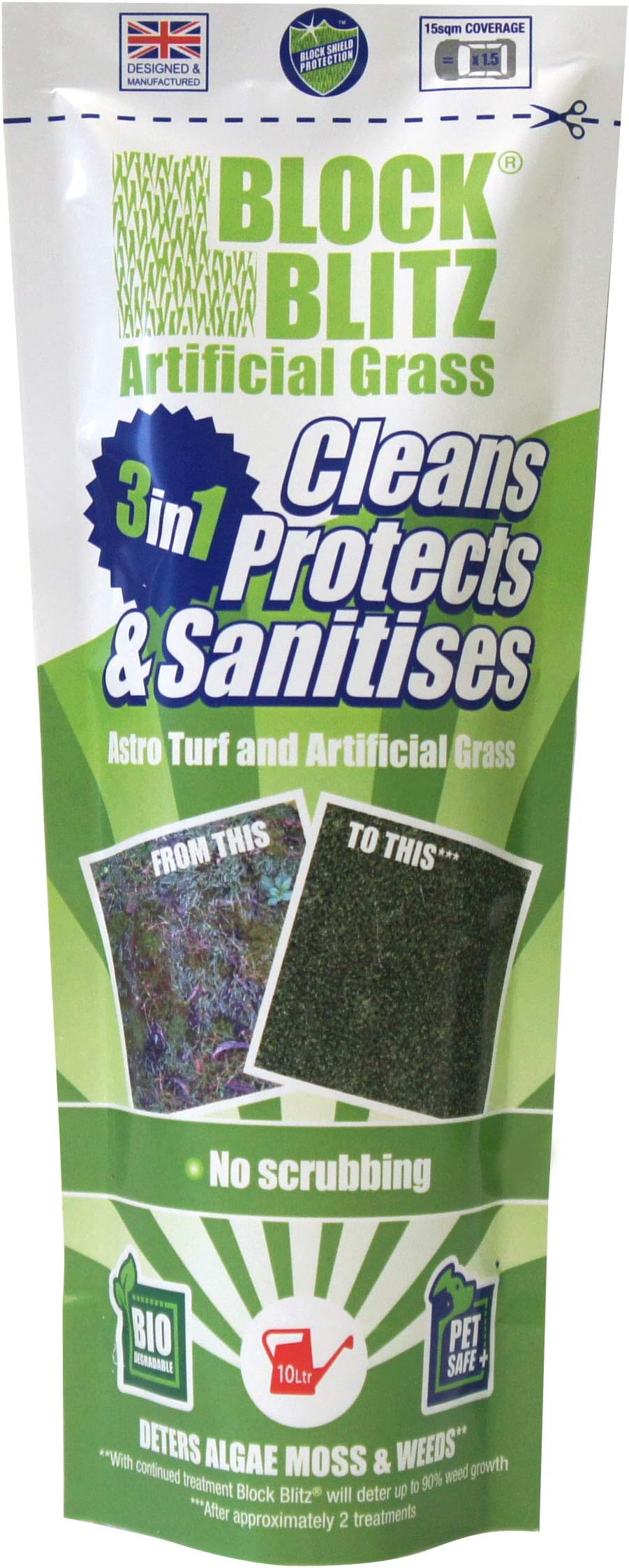 Block Blitz Kelkay Artificial Grass Treatment