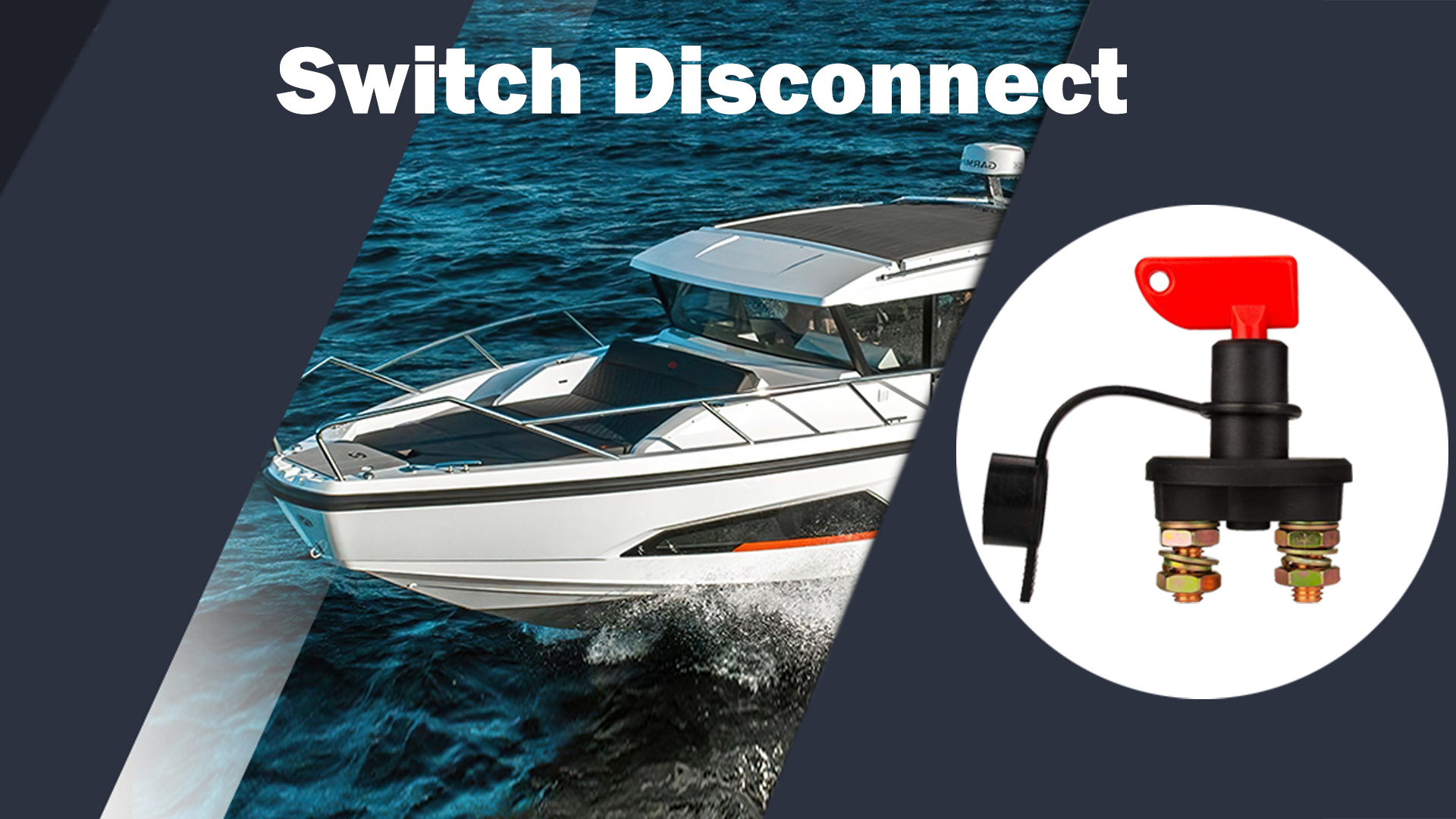 Battery Switch Isolator Cut Off Kill For Knob Marine Boat Camper Truck 12V 600 A | UK