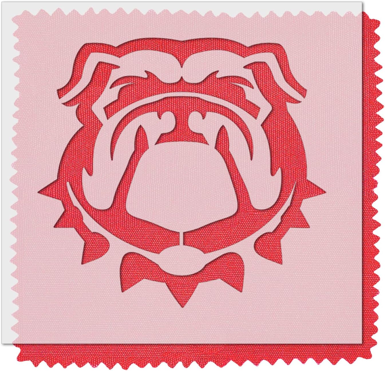 Stencil Stop Georgia Bulldogs Dog Logo Stencil - 18 x 16.65 Inches - Reusable Bulldog Stencils for Painting on Wood, Walls, Fabric & Rocks - Durable 14 Mil Mylar Plastic - Officially Licensed