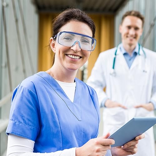 Miniatura 4 de Gafas de seguridad antiniebla, gafas protectoras con bloqueo de luz azul, antipolvo, protección UV, para hombres y mujeres