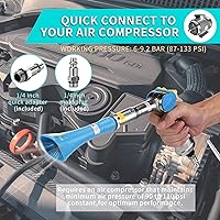 Vista 5 de Pistola de Limpieza de Alta Presión Tornado para Automóvil con 2 Juegos de Boquillas Herramienta de Equipo de Lavado de Automóviles Kit de Detallado