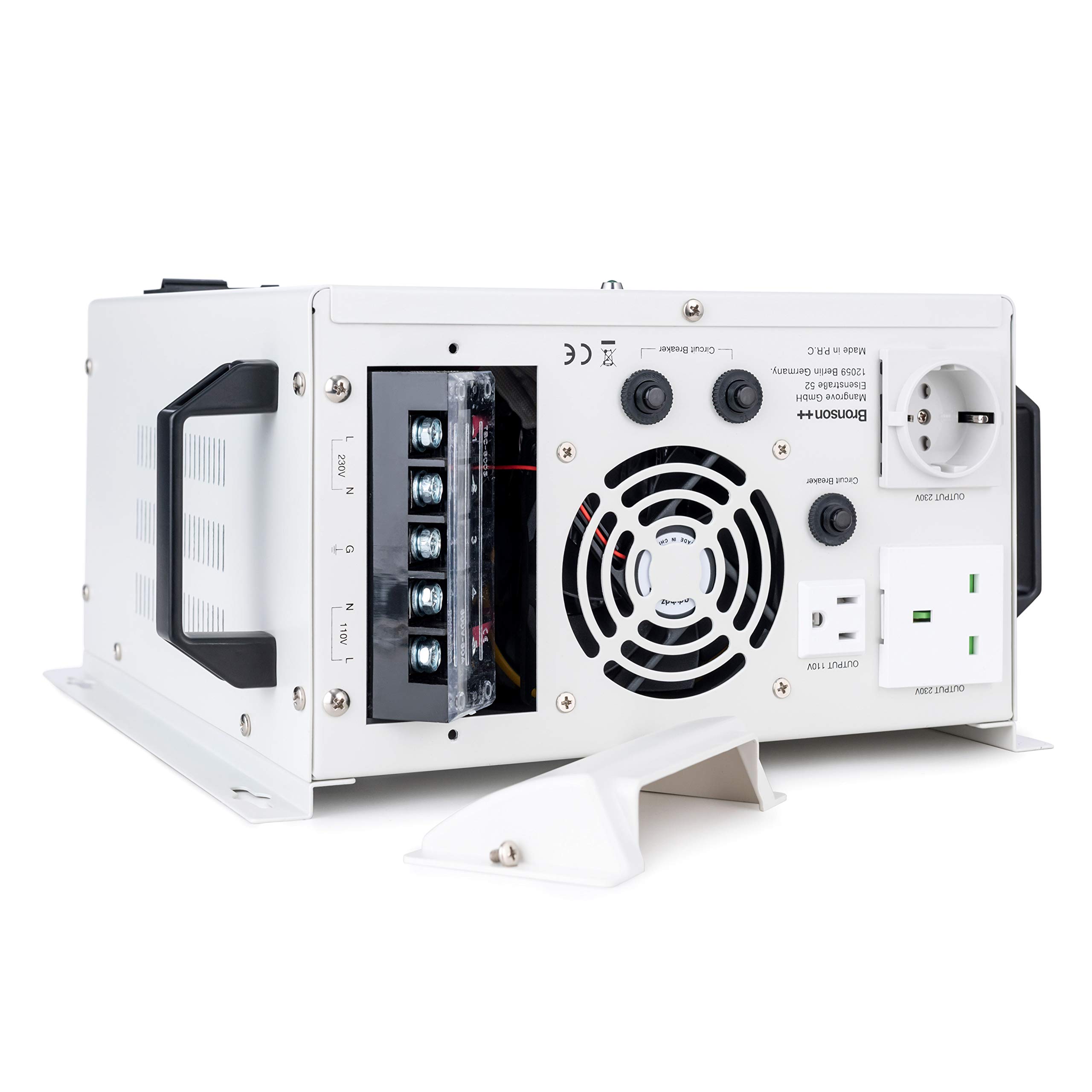 Bronson WTI 10000 przetwornica napięcia 110 V USA transformator do montażu na ścianie 10000 W - In: 110 V lub 220 V / Out: 110 V i 220 V - Bronson 10000 W