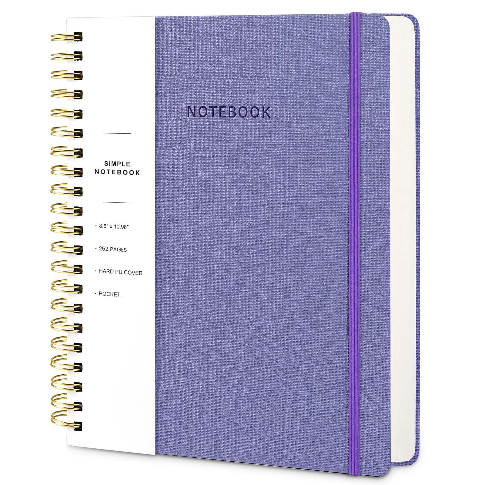Carnet de notes 252 pages avec poche et couverture rigide