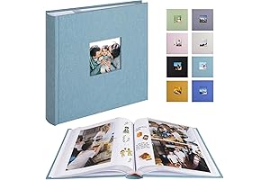 50-Page Photo Album with Writing Space for 4x6 or 5x7 Pictures