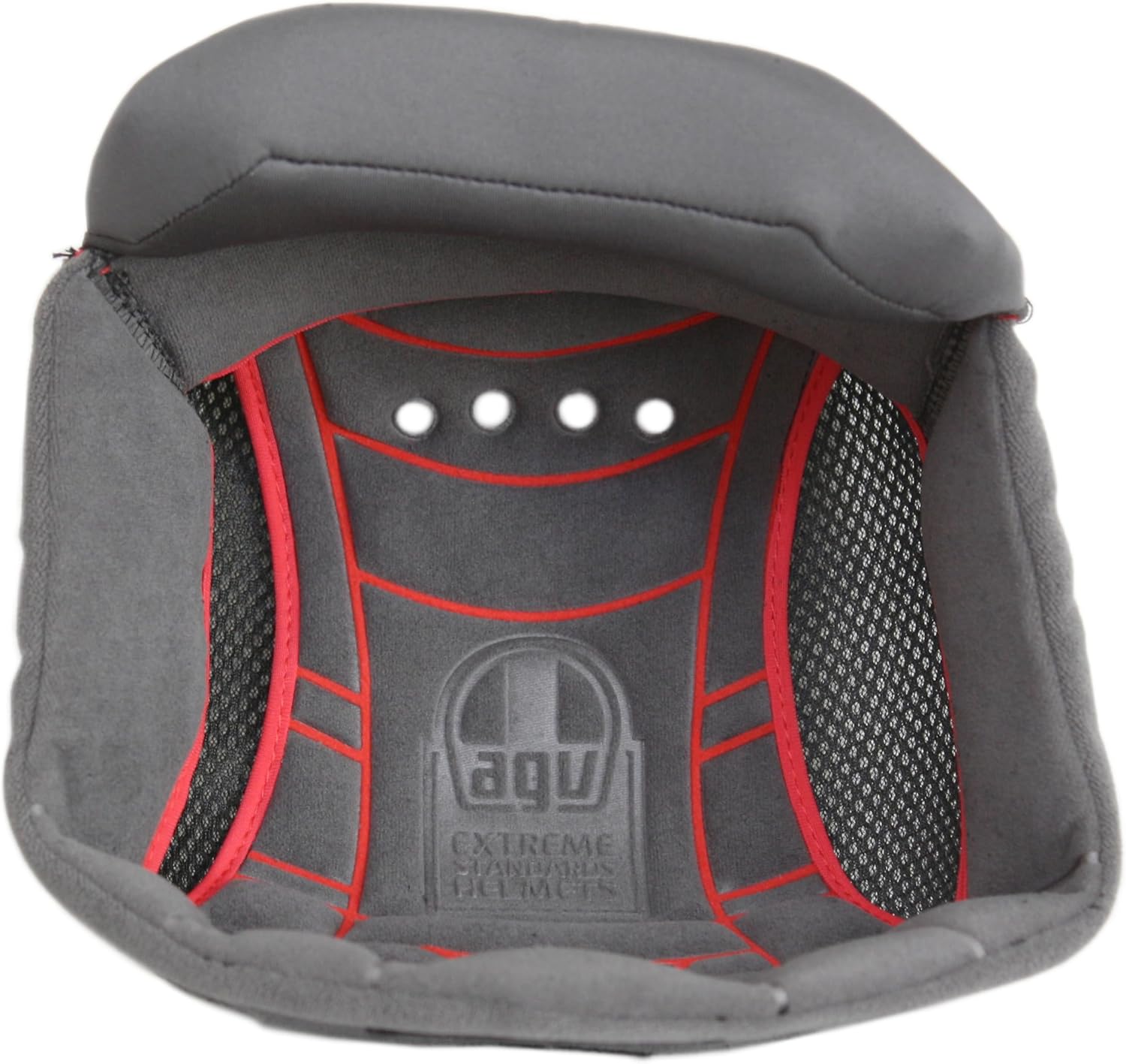 AGV K-5S-17 Helmet Headliner Street Motorcycle Helmet Accessories - Gray/X-Large